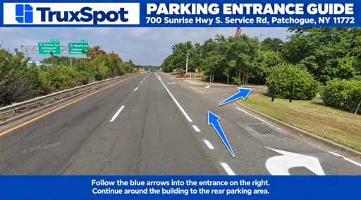 Truck Parking at 700 Sunrise Hwy S. Service rd, Patchogue NY 11772 - 2