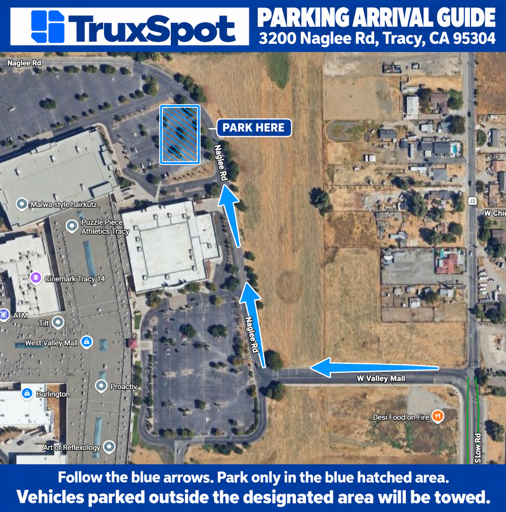 Truck Parking at 3200 Naglee Rd, Tracy, CA 95304 - 2