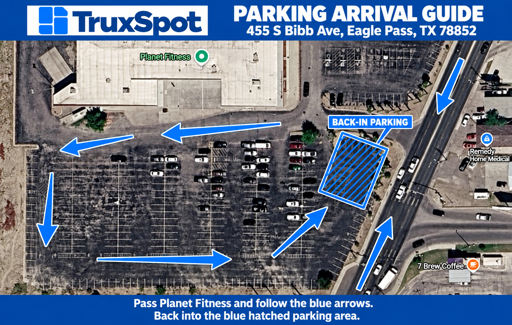 Truck Parking at 455 S Bibb Ave, Eagle Pass, TX 78852 - 2