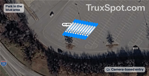 Truck Parking at 205 W Blackstock Rd, Spartanburg, SC 29301 - 5