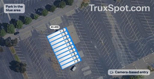 Truck Parking at One Southland Mall Drive, Hayward, CA 94545 - 3