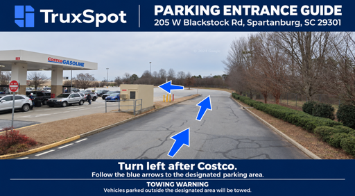 Truck Parking at 205 W Blackstock Rd, Spartanburg, SC 29301 - 3