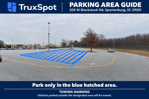 Truck Parking at 205 W Blackstock Rd, Spartanburg, SC 29301 - 4