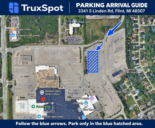 Truck Parking at 3341 S. Linden Rd., Flint, MI 48507 - 2