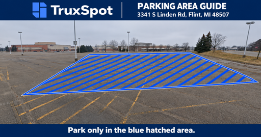 Truck Parking at 3341 S. Linden Rd., Flint, MI 48507 - 3