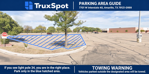 Truck Parking at 7701 West Interstate 40, Amarillo, TX 79121 - 4