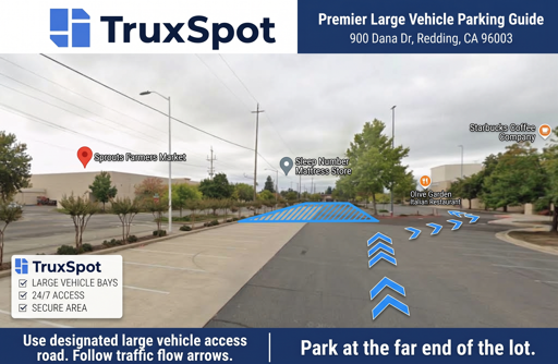 Truck Parking at 900 Dana Drive, Redding, CA 96003 - 3