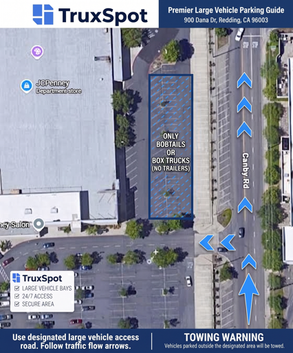 Truck Parking at 900 Dana Drive, Redding, CA 96003 - 2