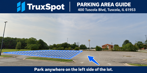 Truck Parking at 400 Tuscola Blvd, Tuscola , IL 61953 - 2