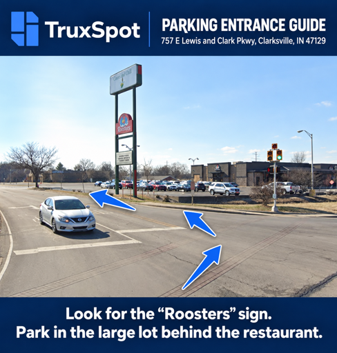 Truck Parking at 757 E Lewis and Clark Pkwy, Clarksville, IN  47129 - 2