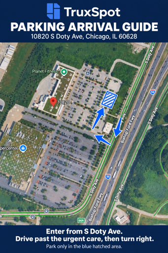Truck Parking Markham, Illinois-5