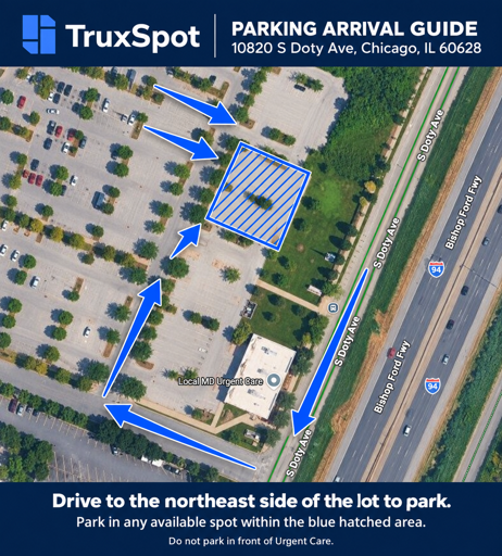 Truck Parking at 10820 South Doty Avenue, Chicago, IL 60628 - 2