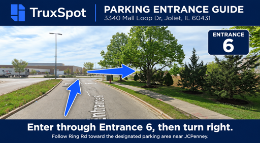 Truck Parking at Louis Joliet Mall - 4