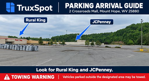 P7433 - Truck and Trailer parking 2 Crossroads Mall, Mount Hope, WV - 3