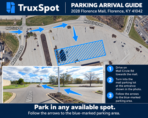 Truck and Trailer Parking 2028 Florence Mall, Florence, KY 41042 - 4