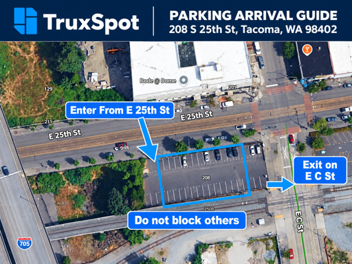 Truck and Trailer Parking 208 E 25th St, Tacoma, WA 98402 - 2
