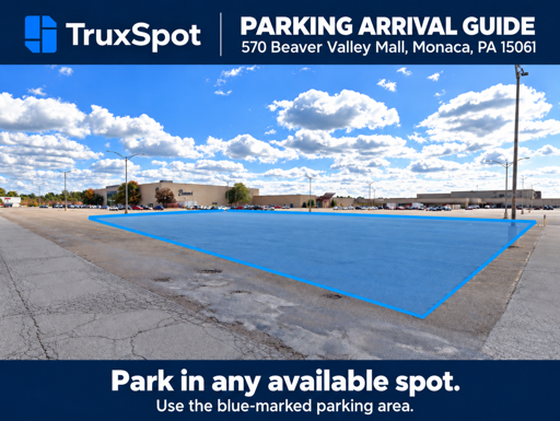 Truck Parking 570 Beaver Valley Mall, Monaca, PA 15061 - 3