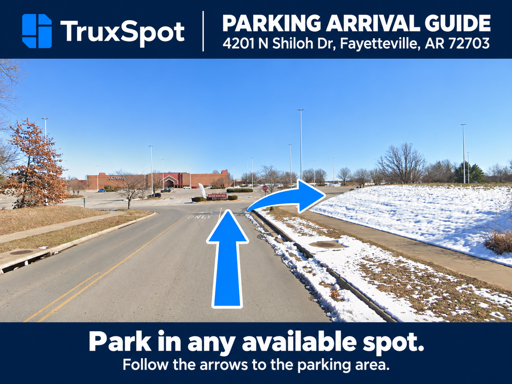 Truck Parking  Northwest Arkansas Mall: 4201 N Shiloh Dr, Fayetteville, AR 72703 - 4