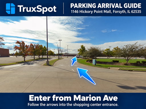 Truck Parking Hickory Point Mall: 1146 Hickory Point Mall, Forsyth, IL 62535 - 2