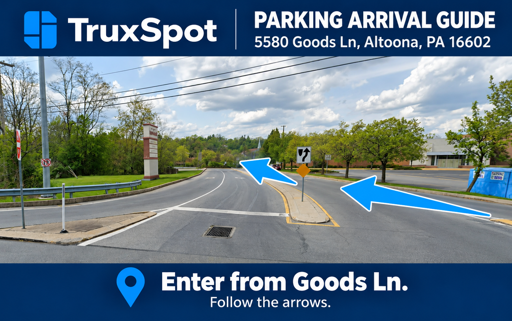 Truck Parking Logan Valley Mall: 5580 Goods Ln, Altoona, PA 16602 - 3
