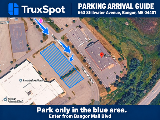 P4312 - Truck Parking at 663 Stillwater Avenue, Bangor, ME 04401 - 2